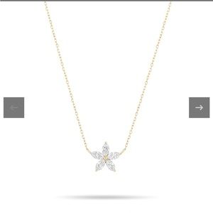 Adina Reyter Paris Diamond Flower Necklace